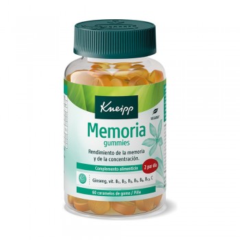 Kneipp Memoria gummies 60 gominolas piña