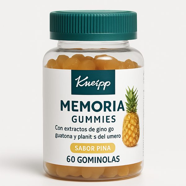 Kneipp Memoria gummies 60 gominolas piña